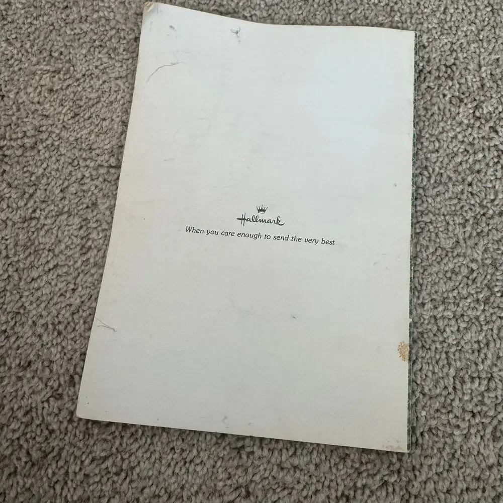 Vintage 1981 Hallmark Christmas Card Address Book w/ Norman Rockwell Print Cover